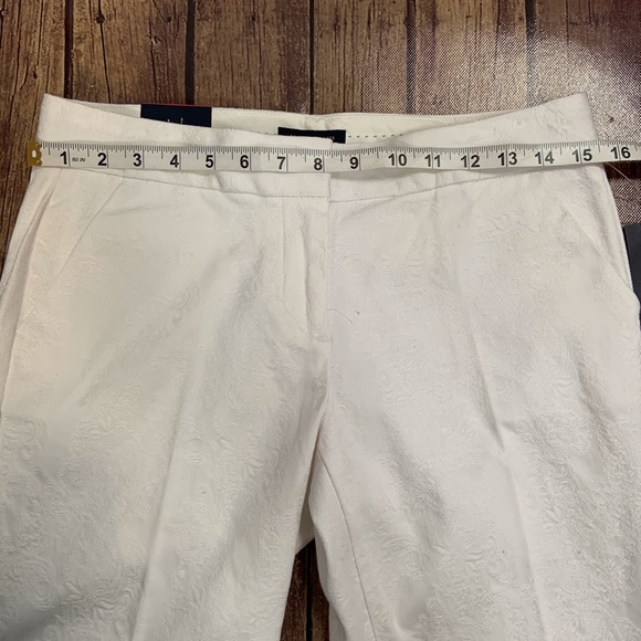 NWT Tommy Hilfiger White Textured Pants - Picture 2 of 7